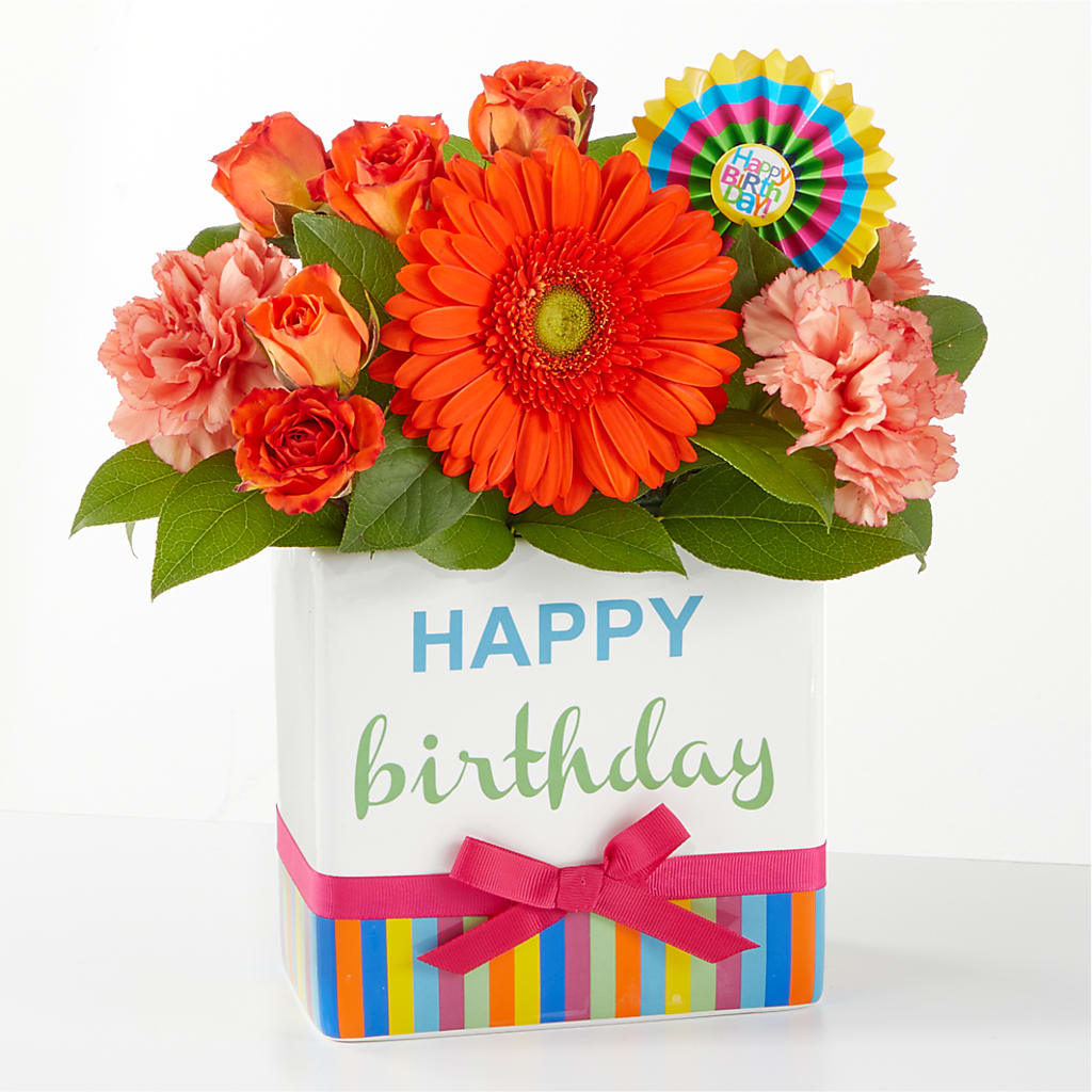 Birthday Surprise Bouquet – Red Rose Flowers, Salinas CA