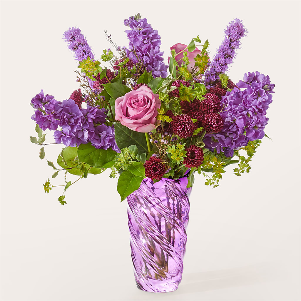 Garden Mist Bouquet – Red Rose Flowers, Salinas CA