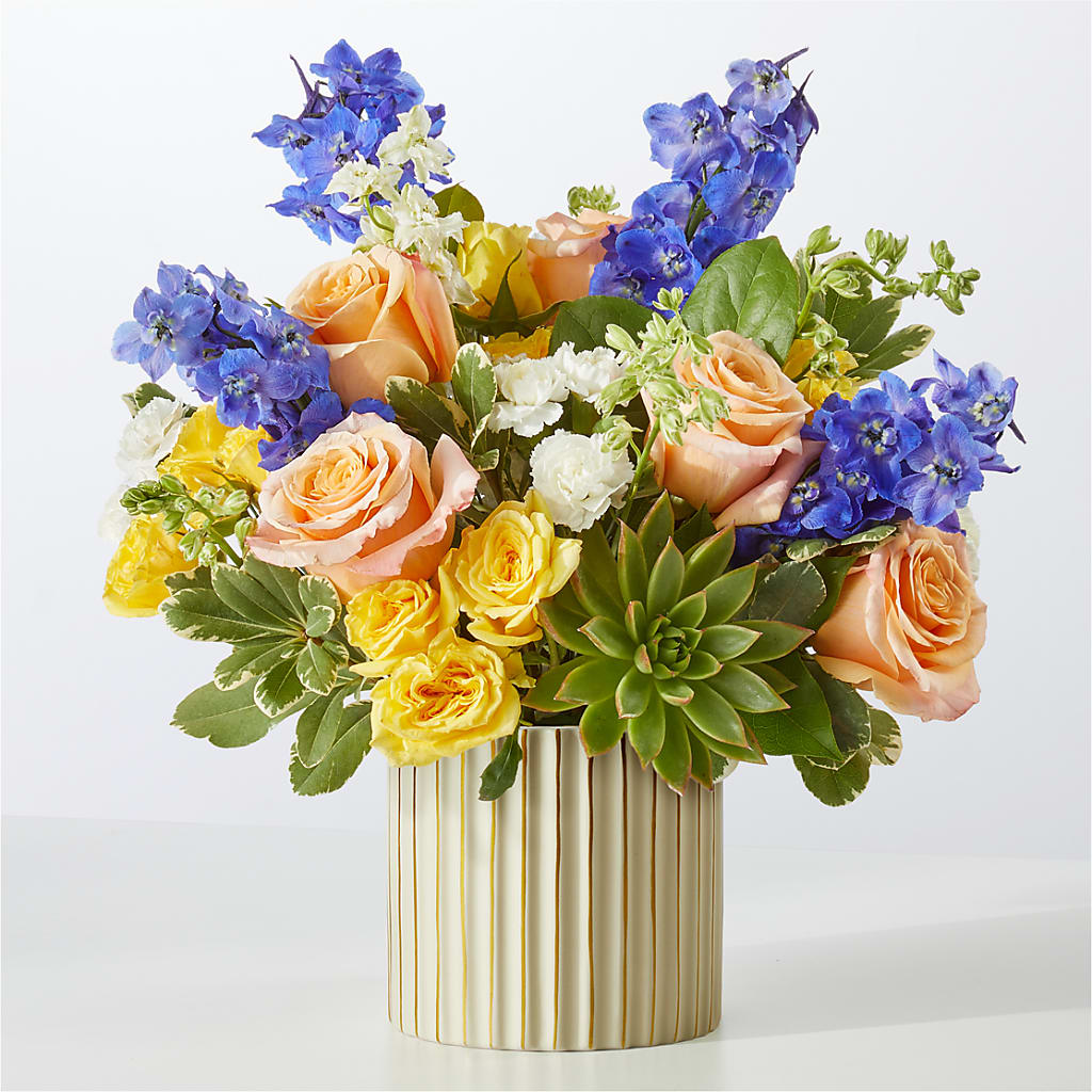 Cobalt Reverie Bouquet – Red Rose Flowers, Salinas CA