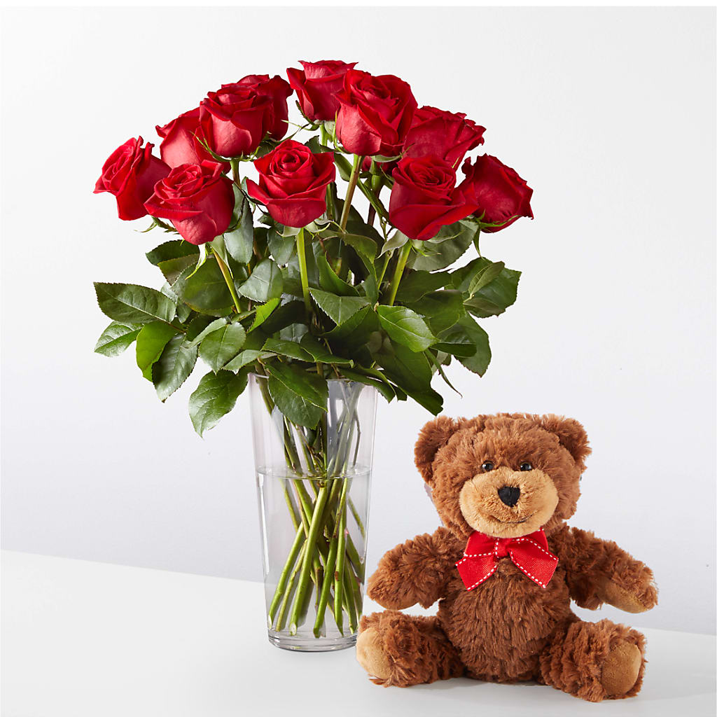 Romantic Long Stem Red Rose Bouquet Bundles – Red Rose Flowers, Salinas CA