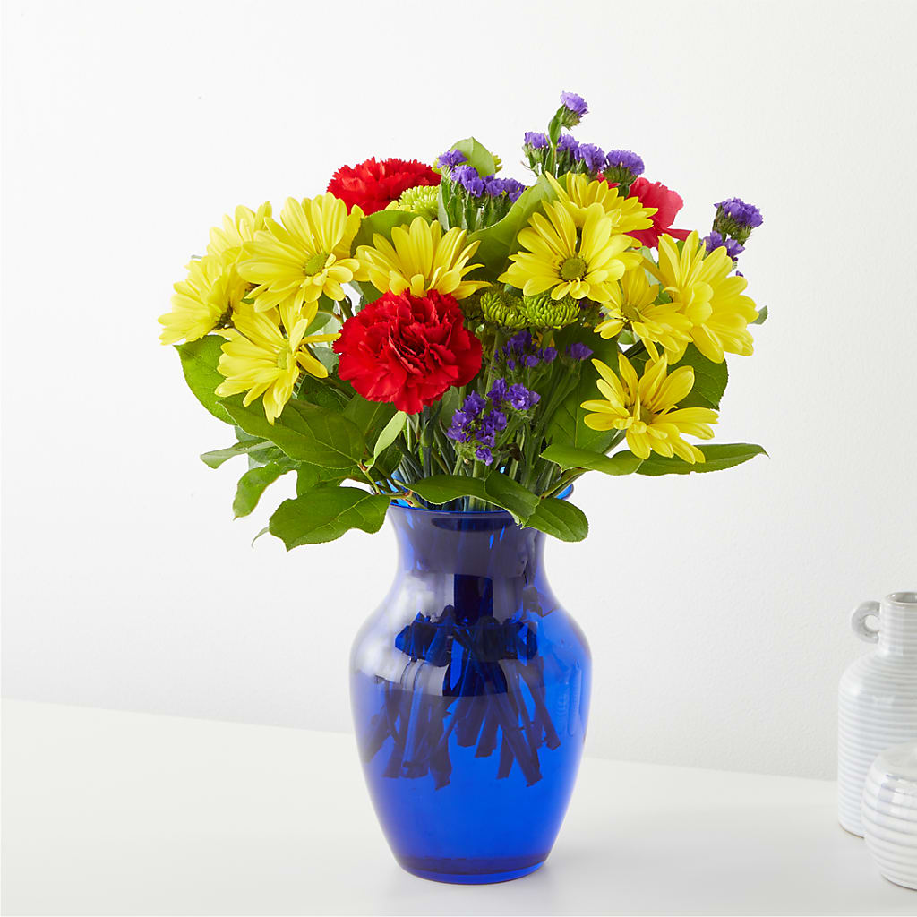 Brighter Days Bouquet – Red Rose Flowers, Salinas CA