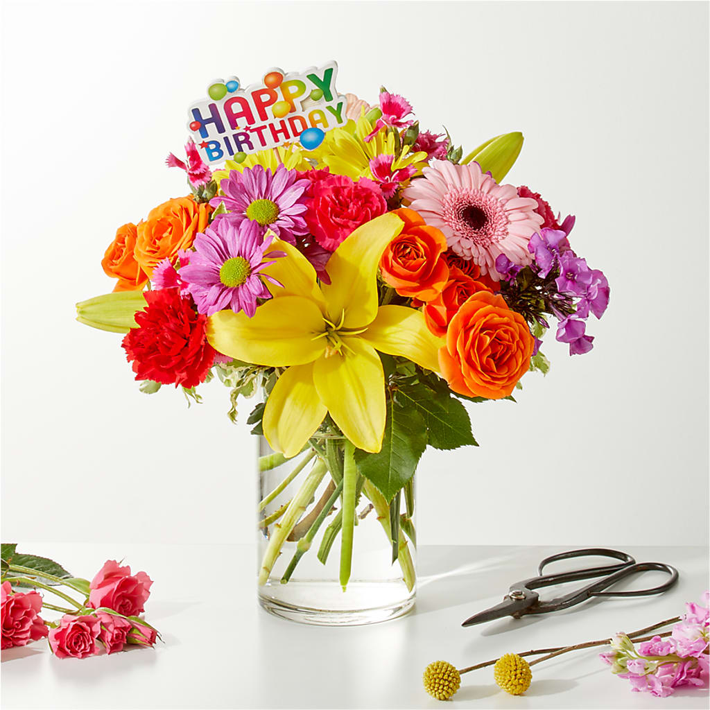 Cue the Confetti - A Florist Original – Red Rose Flowers, Salinas CA