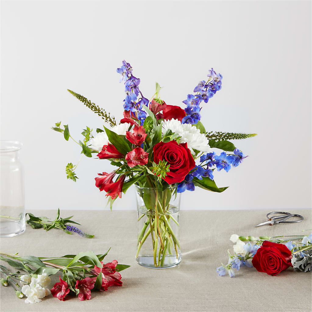 Star Spangled - A Florist Original – Red Rose Flowers, Salinas CA