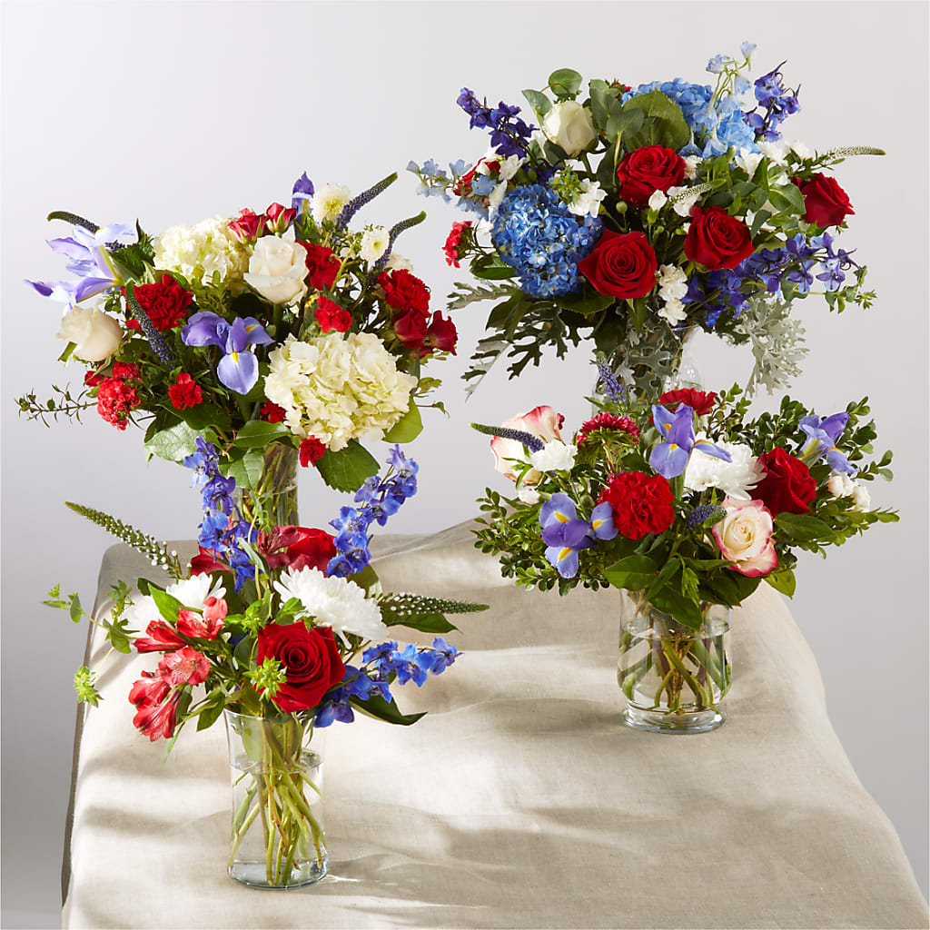 Star Spangled - A Florist Original – Red Rose Flowers, Salinas CA