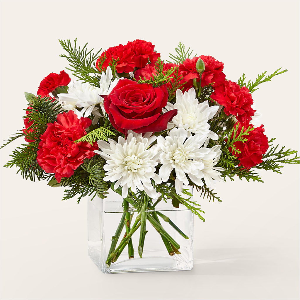 Peppermint Chill Bouquet – Red Rose Flowers, Salinas CA