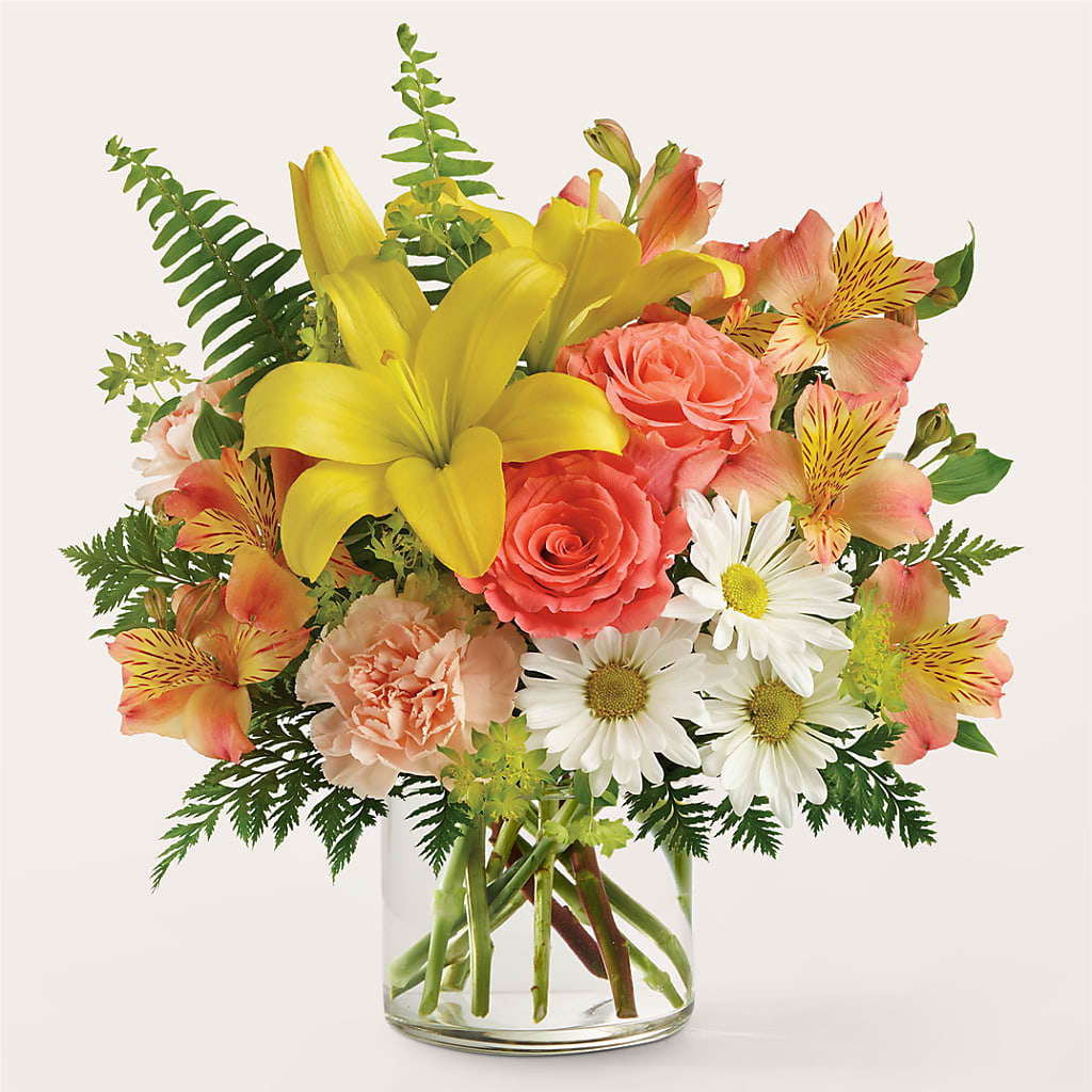 Sunset Strip Bouquet – Red Rose Flowers, Salinas CA