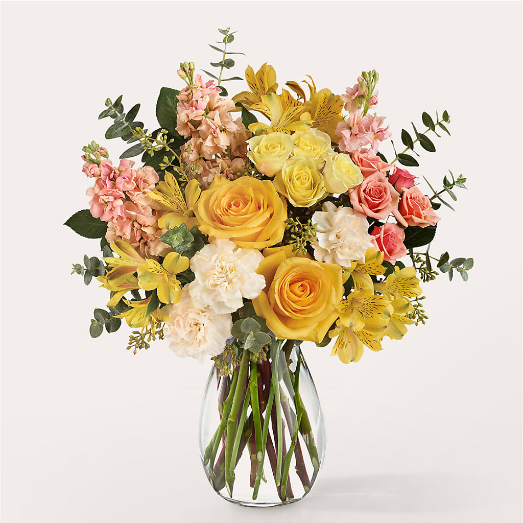 Slice of Sunrise Bouquet – Red Rose Flowers, Salinas CA