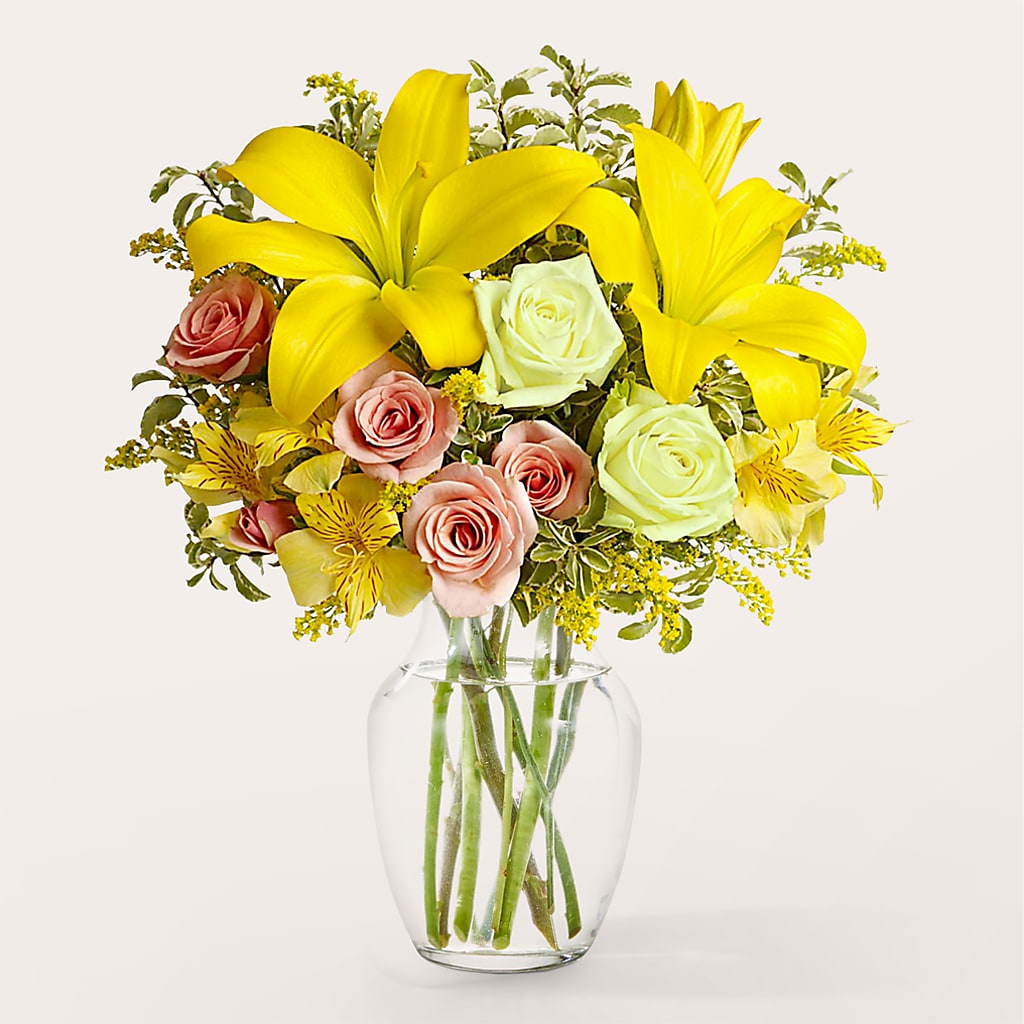 Sunburst Bouquet – Red Rose Flowers, Salinas CA