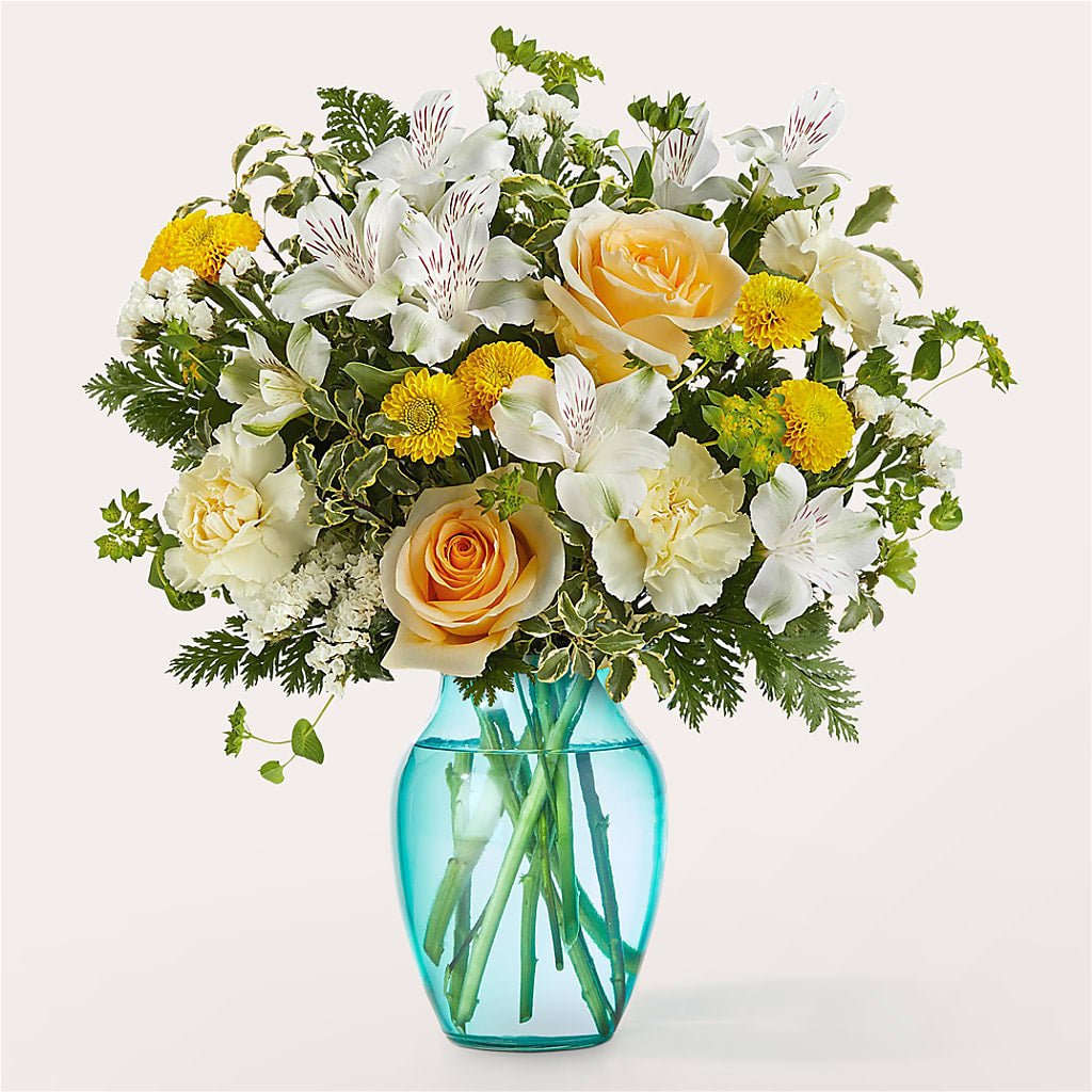 Crisp and Clean Bouquet – Red Rose Flowers, Salinas CA