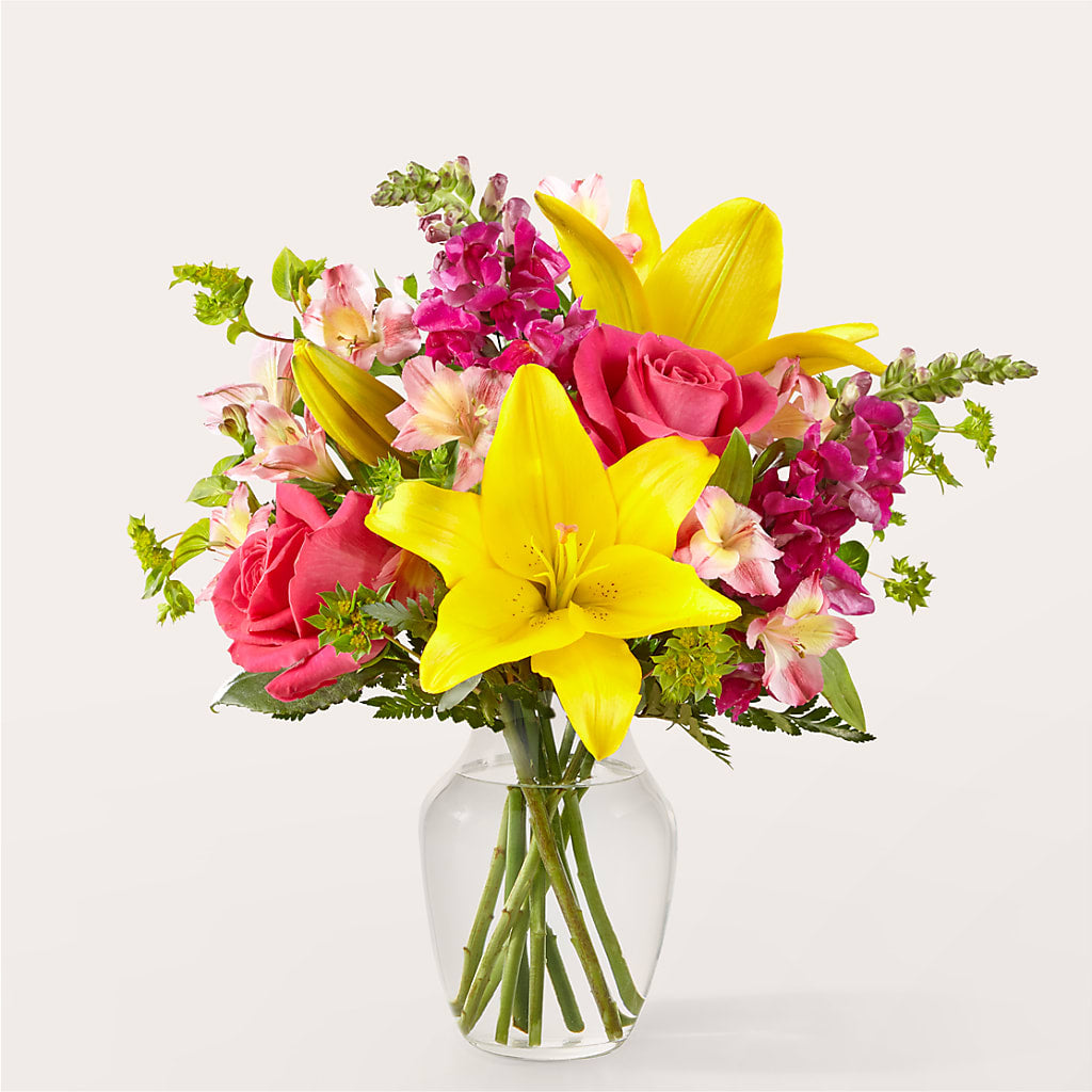 Lovely Day Bouquet – Red Rose Flowers, Salinas CA