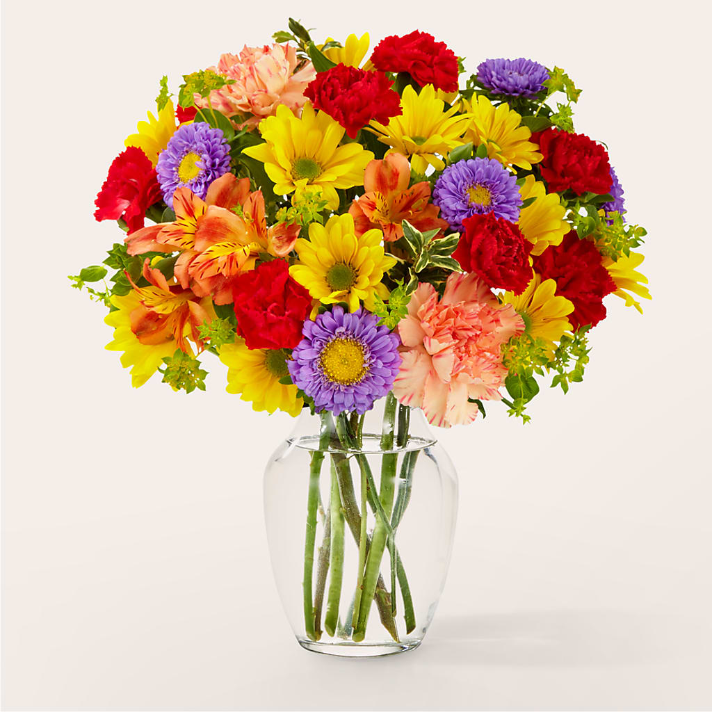 Kaleidoscope Bouquet – Red Rose Flowers, Salinas CA