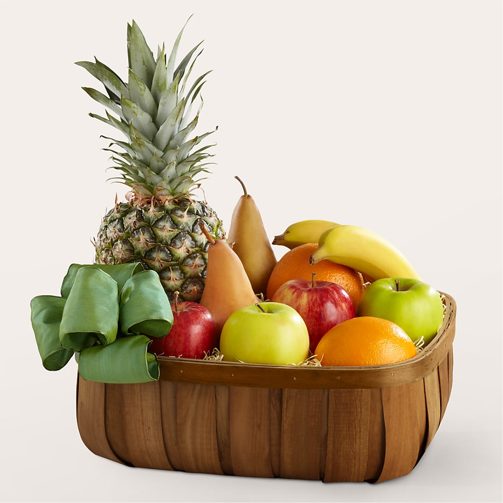 Main Squeeze Fruit Basket – Red Rose Flowers, Salinas CA