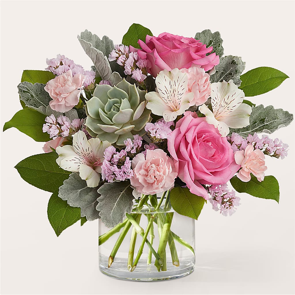 Dusty Rose Bouquet – Red Rose Flowers, Salinas CA