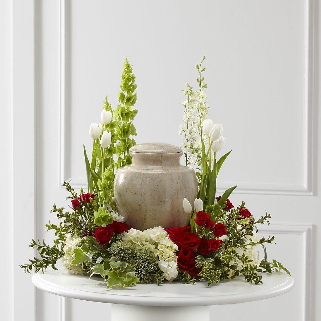 Tears of Comfort Arrangement – Red Rose Flowers, Salinas CA