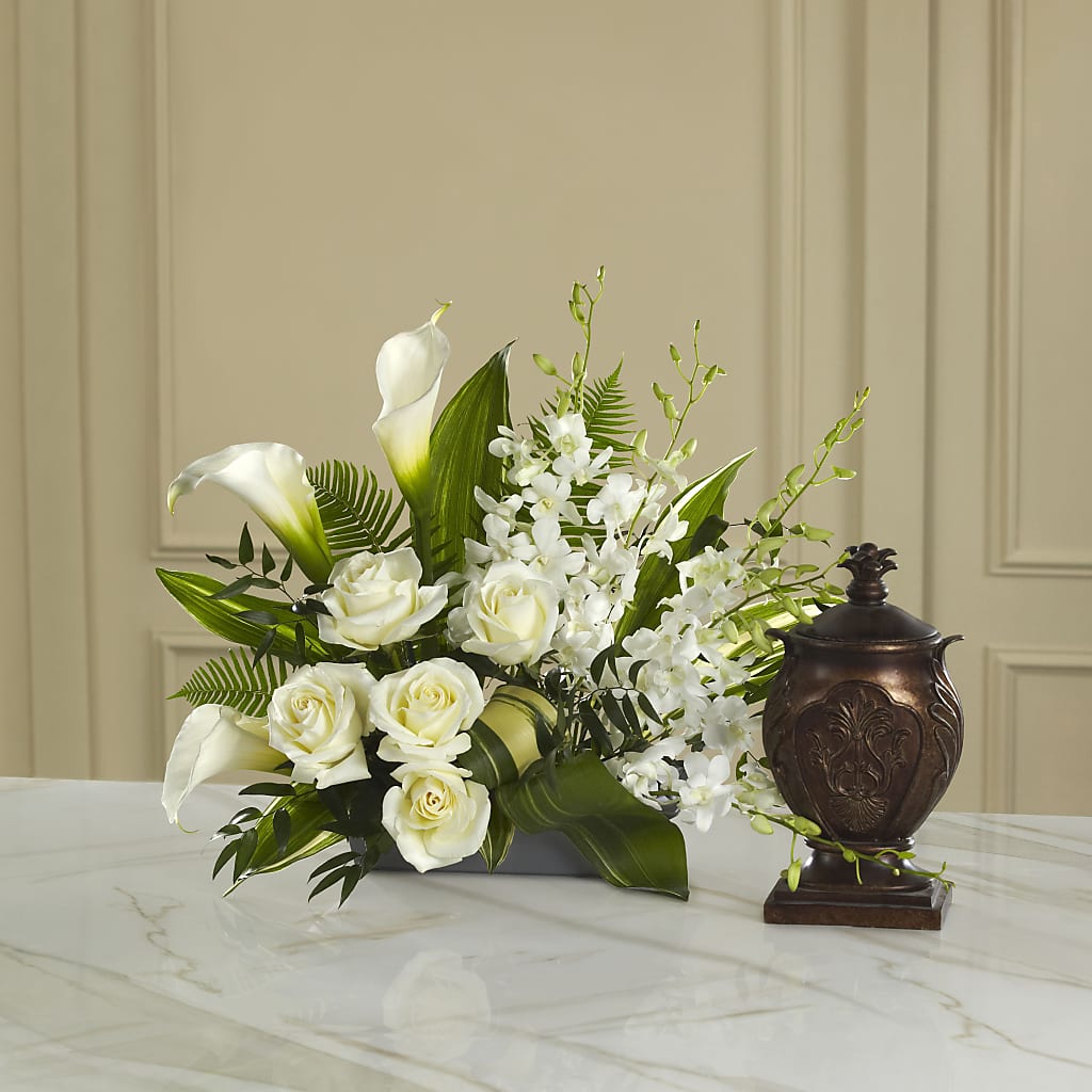 At Peace Arrangement – Red Rose Flowers, Salinas CA