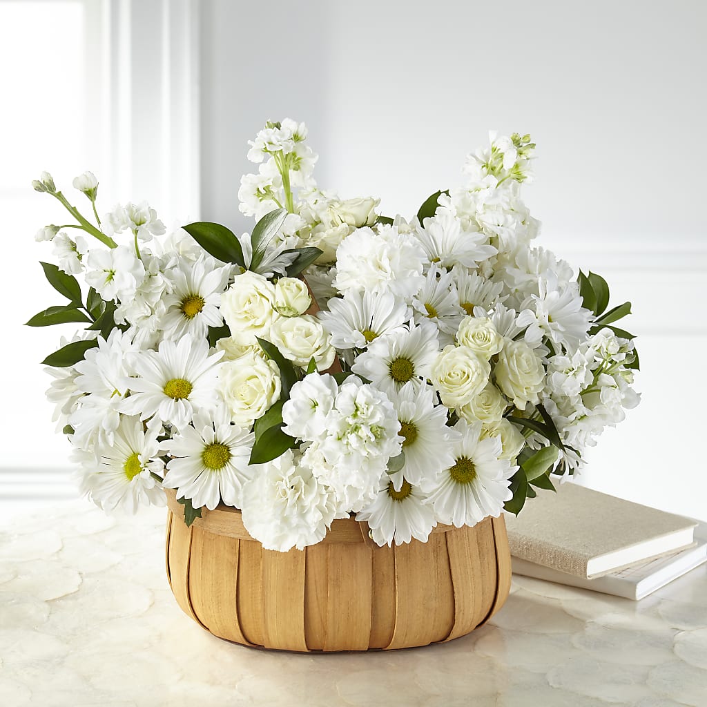 Graceful Garden Basket – Red Rose Flowers, Salinas CA