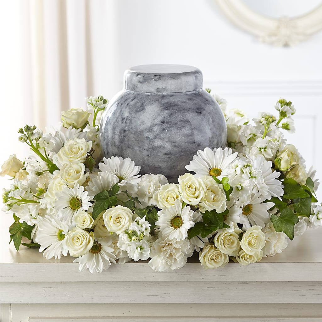 Timeless Tribute Cremation Adornment – Red Rose Flowers, Salinas CA