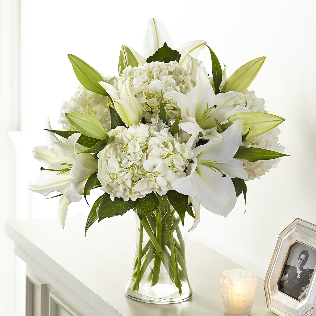 Compassionate Lily Bouquet – Red Rose Flowers, Salinas CA