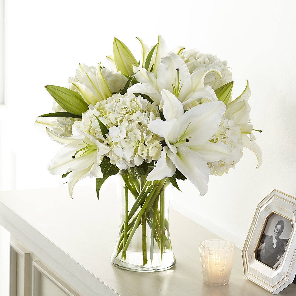 Compassionate Lily Bouquet – Red Rose Flowers, Salinas CA