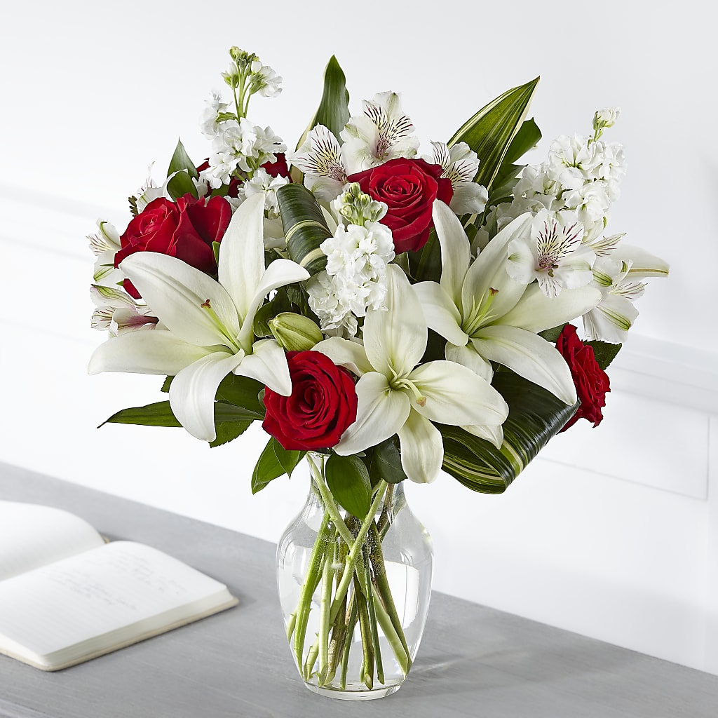 Loving Respect Bouquet – Red Rose Flowers, Salinas CA