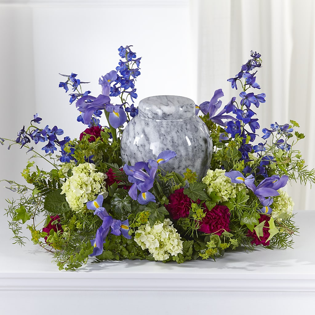 Forever Remembered Cremation Adornment – Red Rose Flowers, Salinas CA