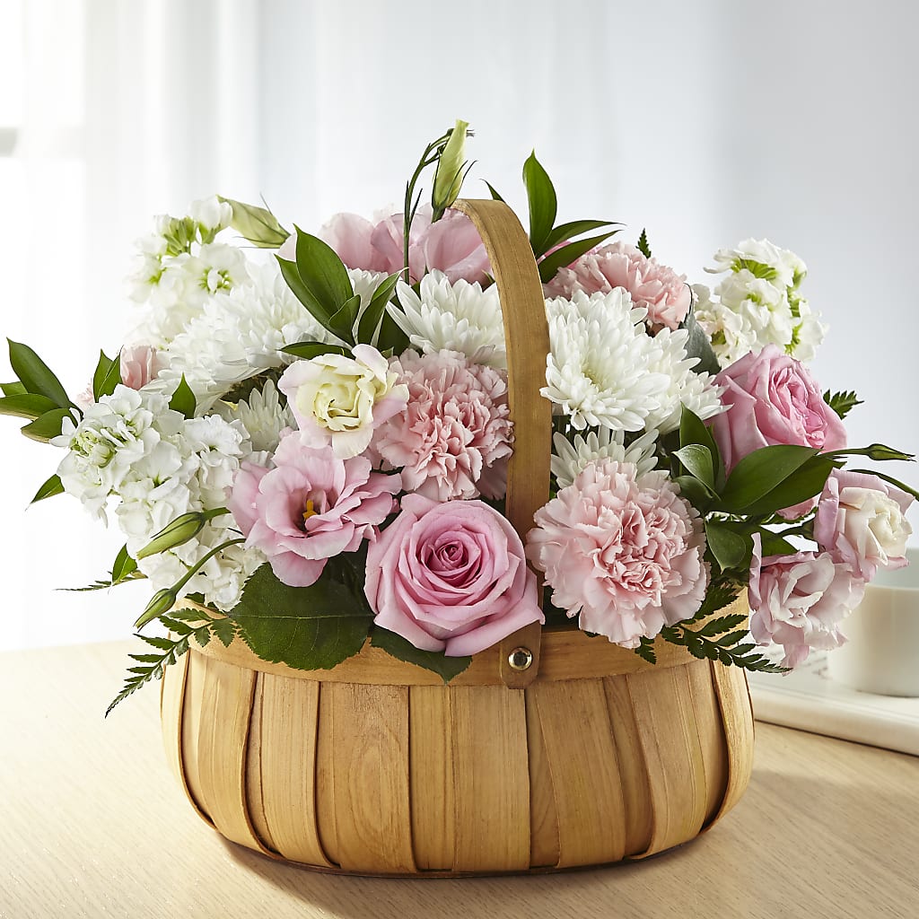 Always Graceful Basket – Red Rose Flowers, Salinas CA