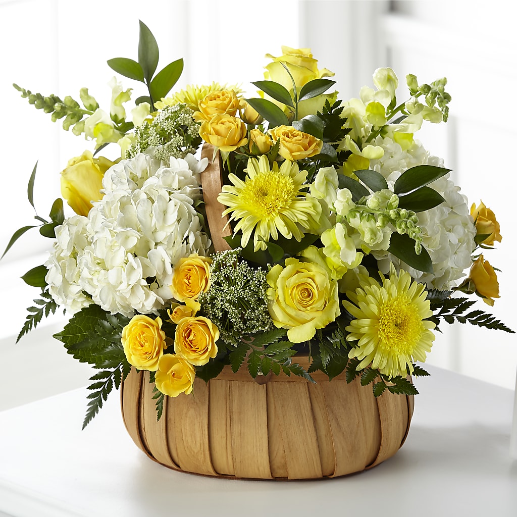 Rustic Remembrance Basket – Red Rose Flowers, Salinas CA