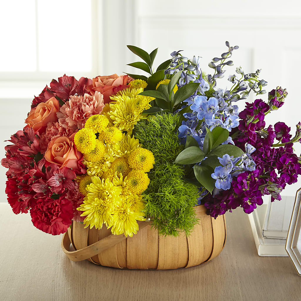 Prideful Basket – Red Rose Flowers, Salinas CA