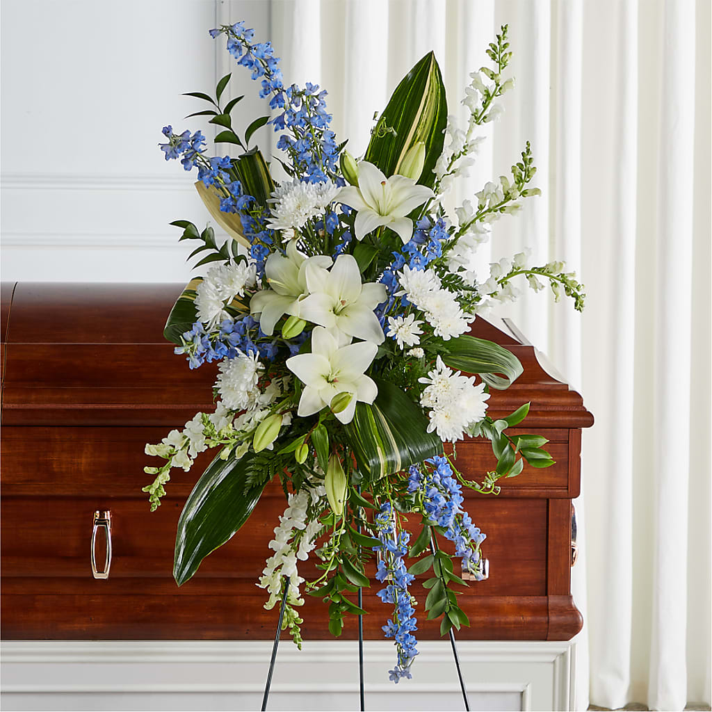 Eternal Impressions Standing Spray – Red Rose Flowers, Salinas CA