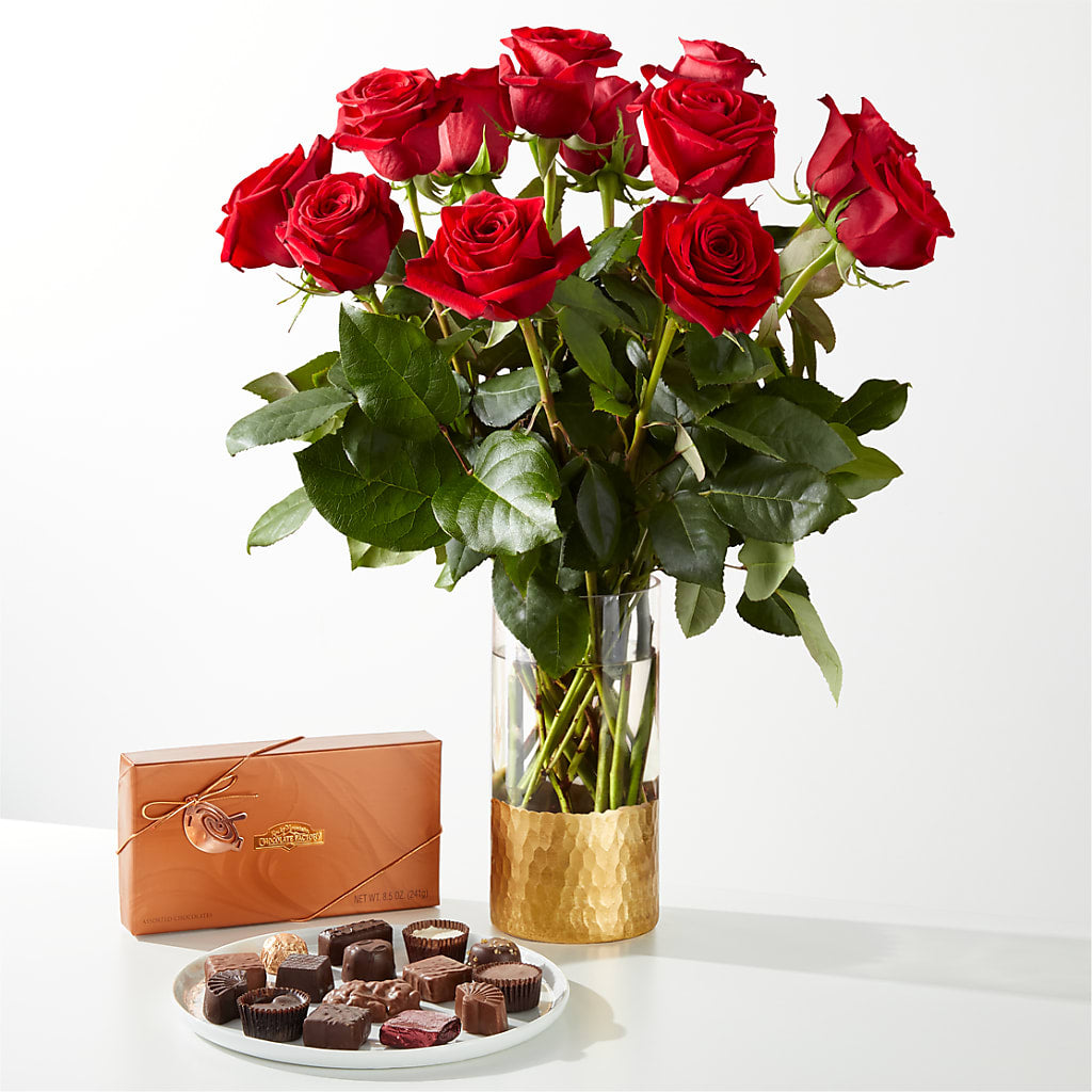 Classic Love Red Rose Bouquet – Red Rose Flowers, Salinas CA