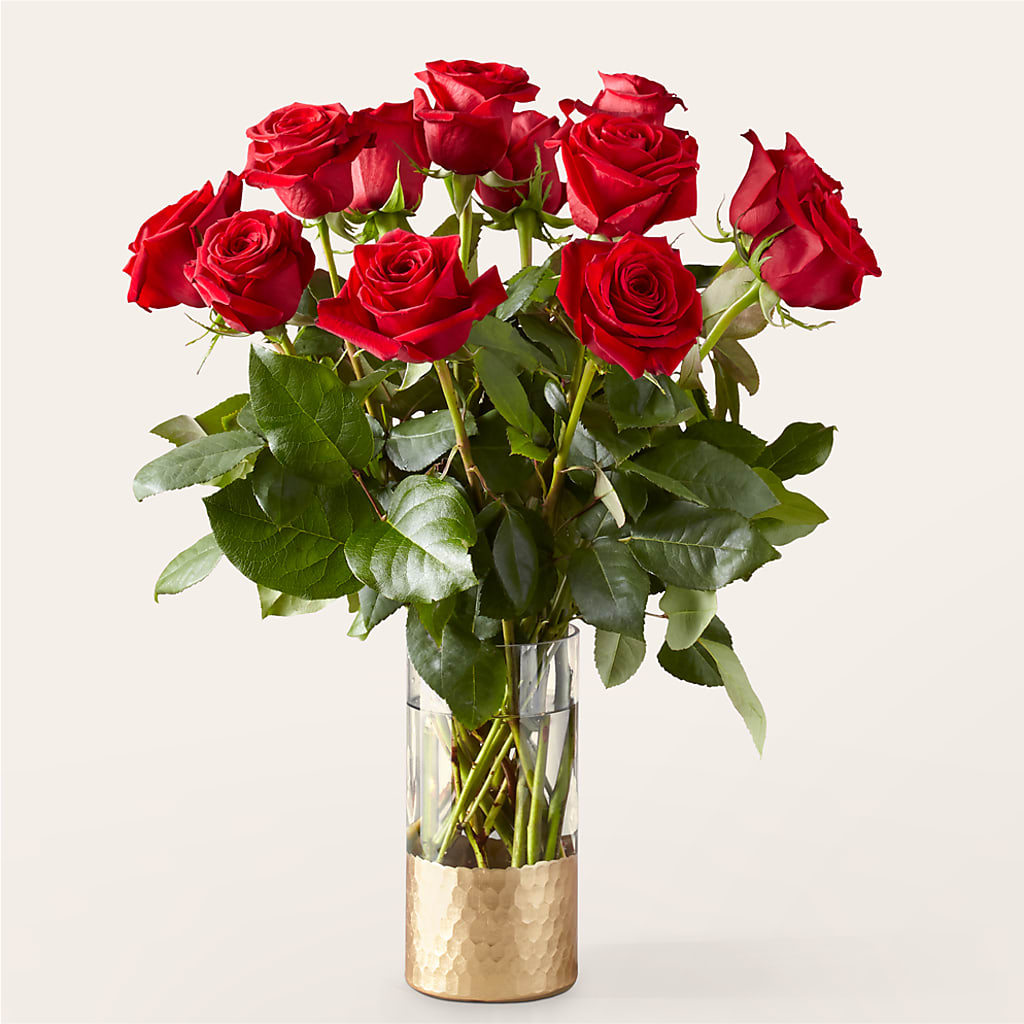 Classic Love Red Rose Bouquet – Red Rose Flowers, Salinas CA