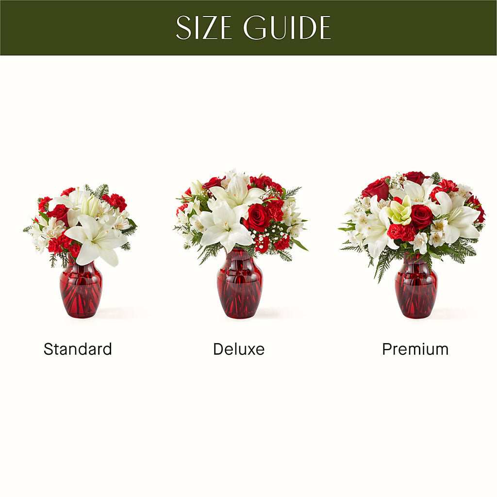 Holiday Season Bouquet – Red Rose Flowers, Salinas CA