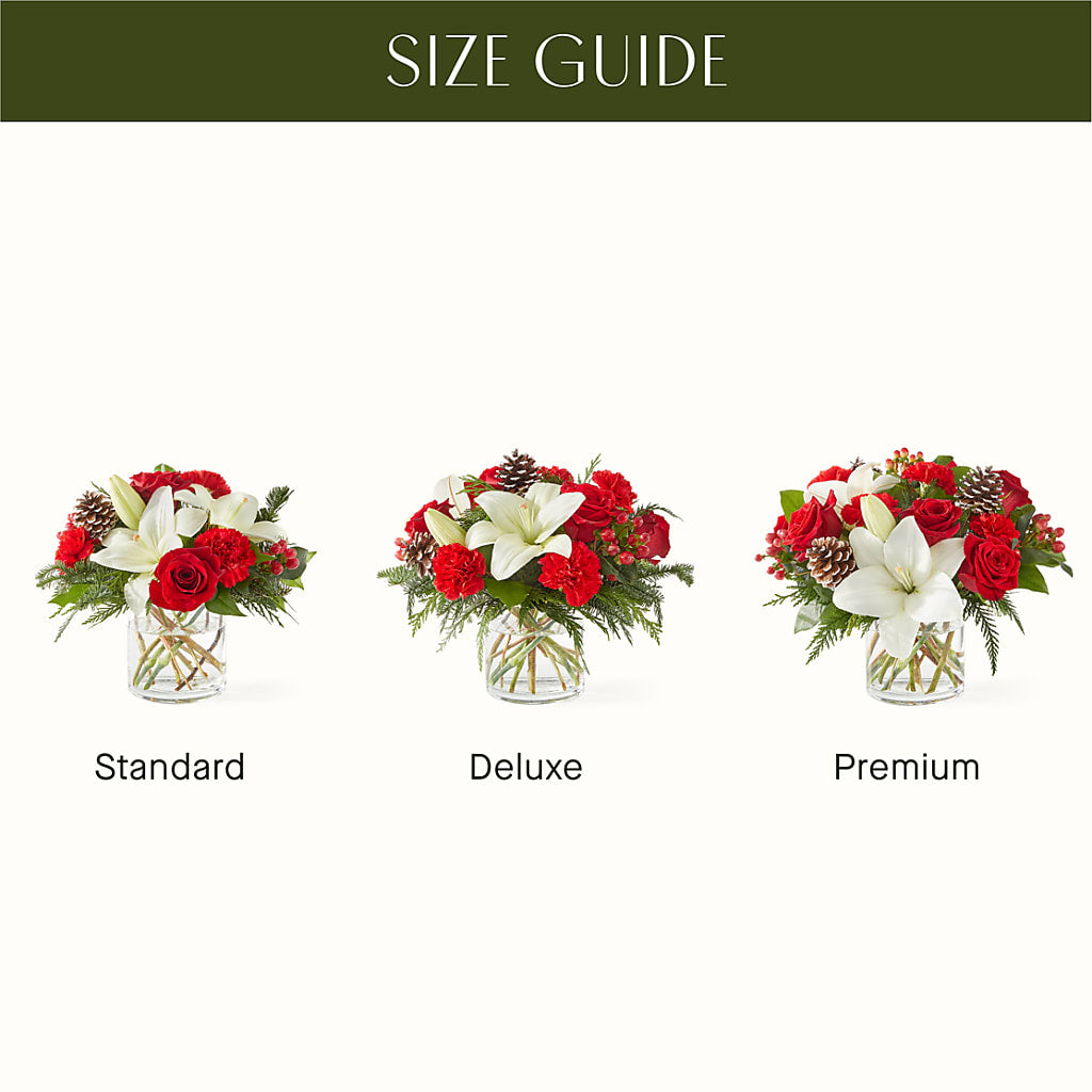 Oh So Jolly Bouquet – Red Rose Flowers, Salinas CA