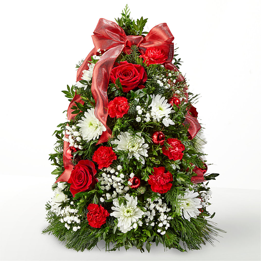 Make It Merry Tree – Red Rose Flowers, Salinas CA