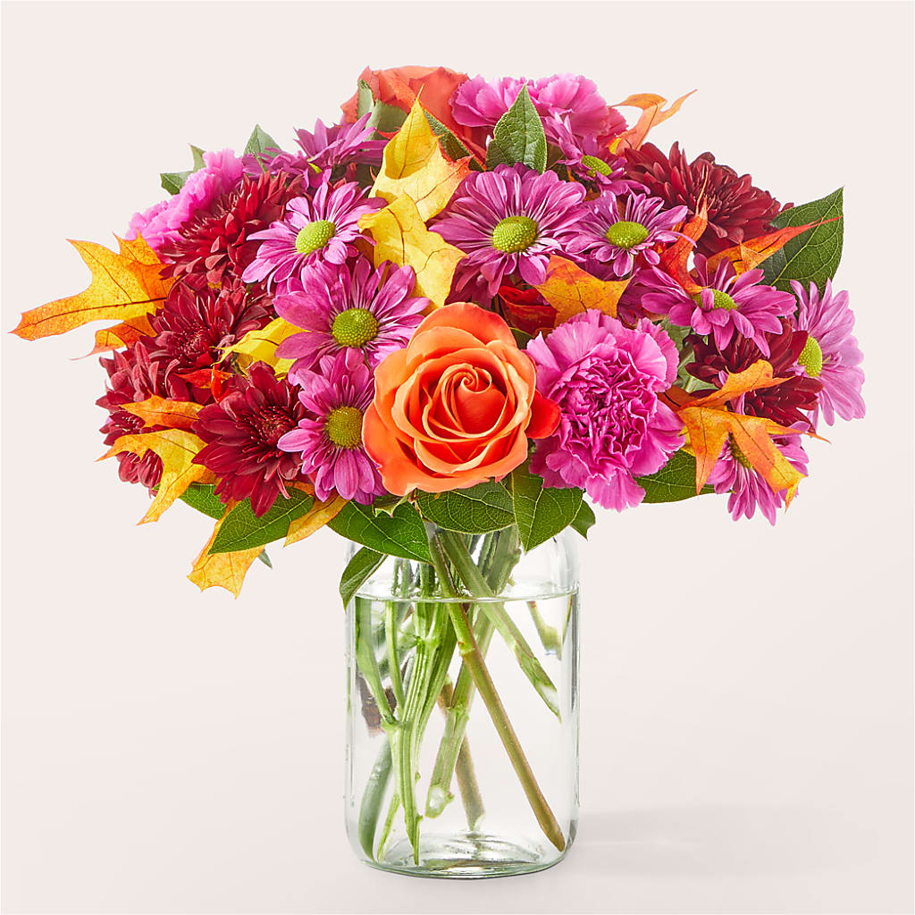 Mum's the Word Bouquet – Red Rose Flowers, Salinas CA