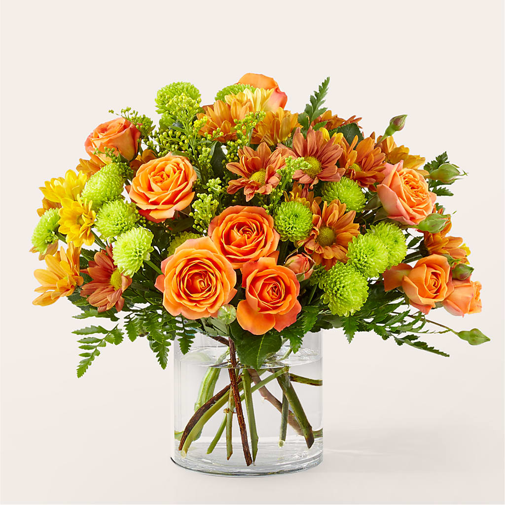 The Farmhouse Bouquet – Red Rose Flowers, Salinas CA