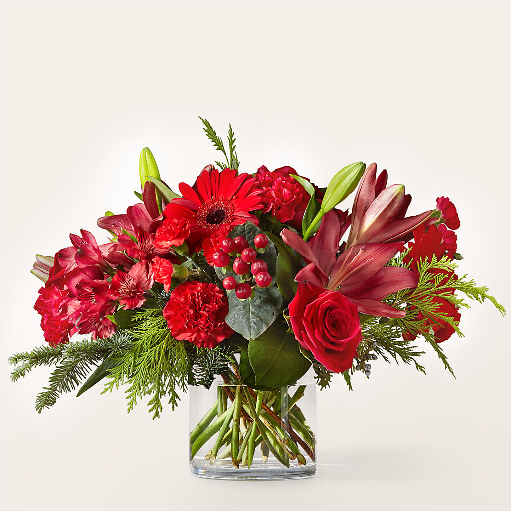 Friendsmas Bouquet – Red Rose Flowers, Salinas CA