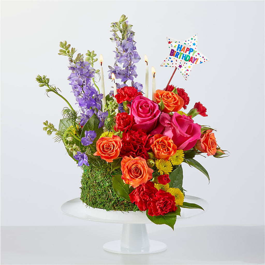 Best Year Yet Floral Cake – Red Rose Flowers, Salinas CA