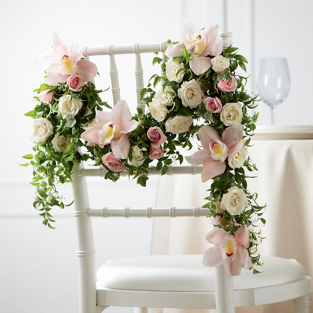 Orchid Rose Chair Décor – Red Rose Flowers, Salinas CA