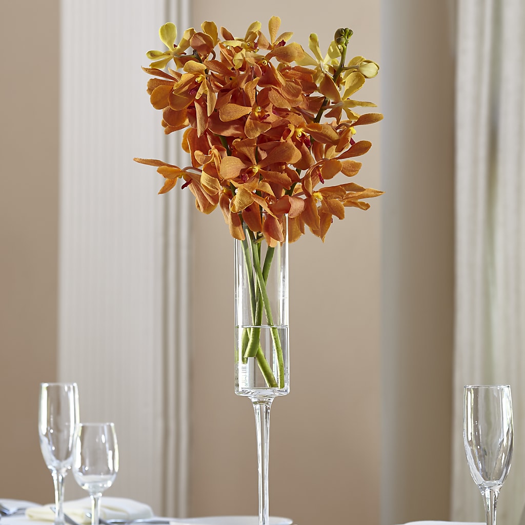 Orange Mokara Bouquet – Red Rose Flowers, Salinas CA