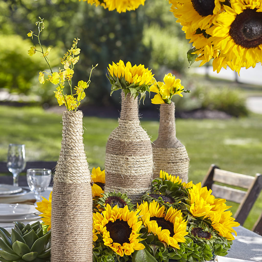 Sublime Garden Centerpiece – Red Rose Flowers, Salinas CA