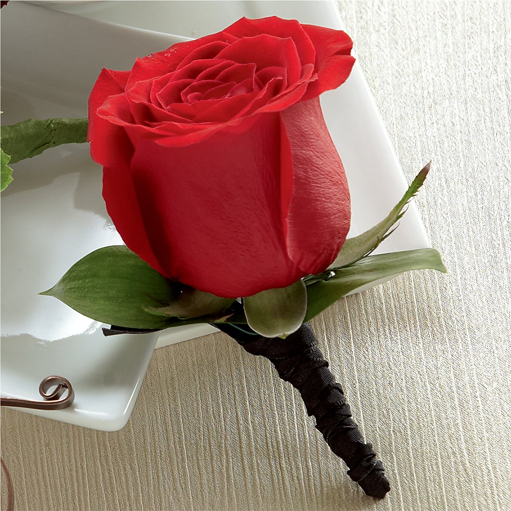 Red Rose Boutonniere – Red Rose Flowers, Salinas CA