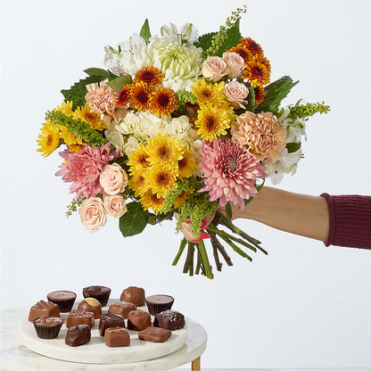 Fall Celebration Bouquet –  Red Rose Flowers, Salinas CA