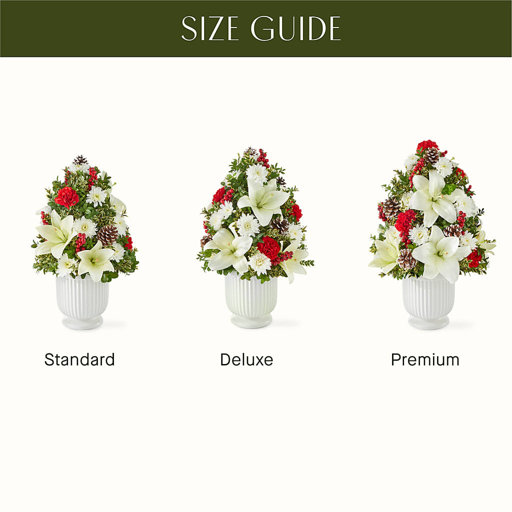 Festive Moments Tree –  Red Rose Flowers, Salinas CA