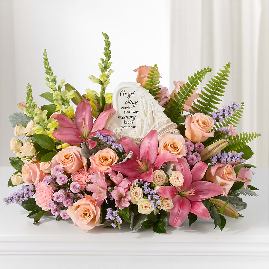Gentle Light Arrangement –  Red Rose Flowers, Salinas CA