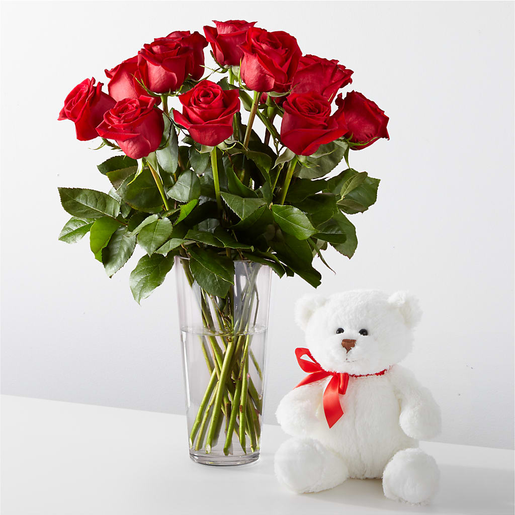 Romantic Long Stem Red Rose Bouquet Bundles –  Red Rose Flowers, Salinas CA