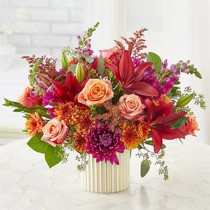 Burgundy Landscape Bouquet –  Red Rose Flowers, Salinas CA