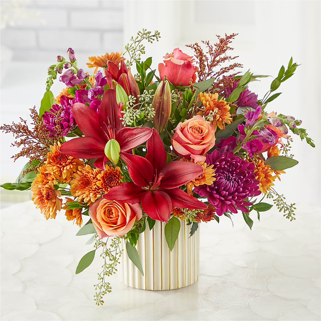 Burgundy Landscape Bouquet –  Red Rose Flowers, Salinas CA
