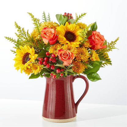 Scents of Autumn Bouquet –  Red Rose Flowers, Salinas CA