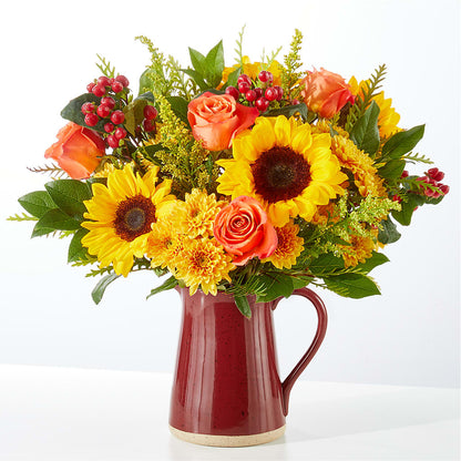 Scents of Autumn Bouquet –  Red Rose Flowers, Salinas CA